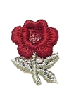 RED ROSE APPLIQUE-SMALL