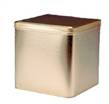GOLD TONE METAL TEMPORARY CREMATION URNS