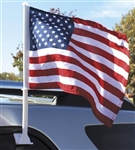 CLIP-ON  AMERICAN FLAGS
