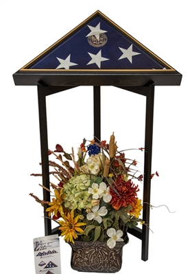 FLAG CASE DISPLAY STAND
