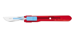 SAFETY SCALPEL WITH RETRACTABLE #22 BLADE