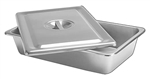 INSTRUMENT TRAY WITH RECESSED HANDLE COVER