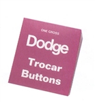 Dodge 2-Hole Trocar Buttons
